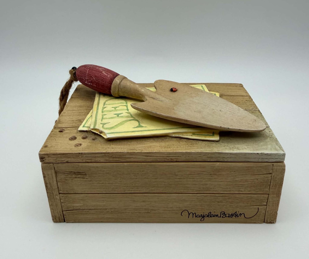 Hallmark Spade Seed Packs Ladybug Trinket Box Marjolein Bastin Country Cottage